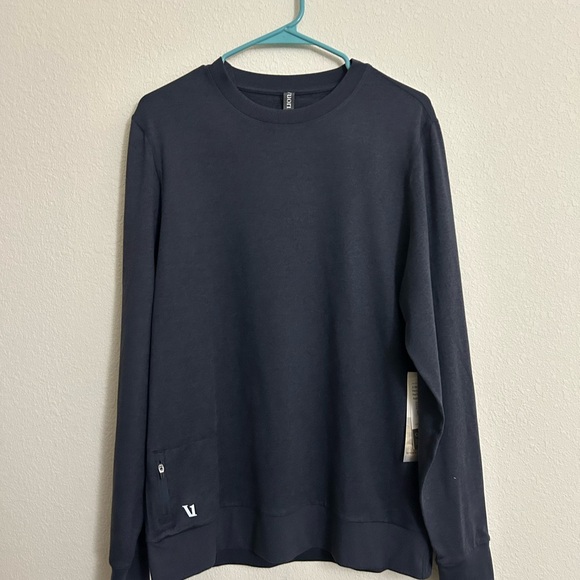 Vuori Other - Vuori Navy Long-Sleeve Crew Sweatshirt